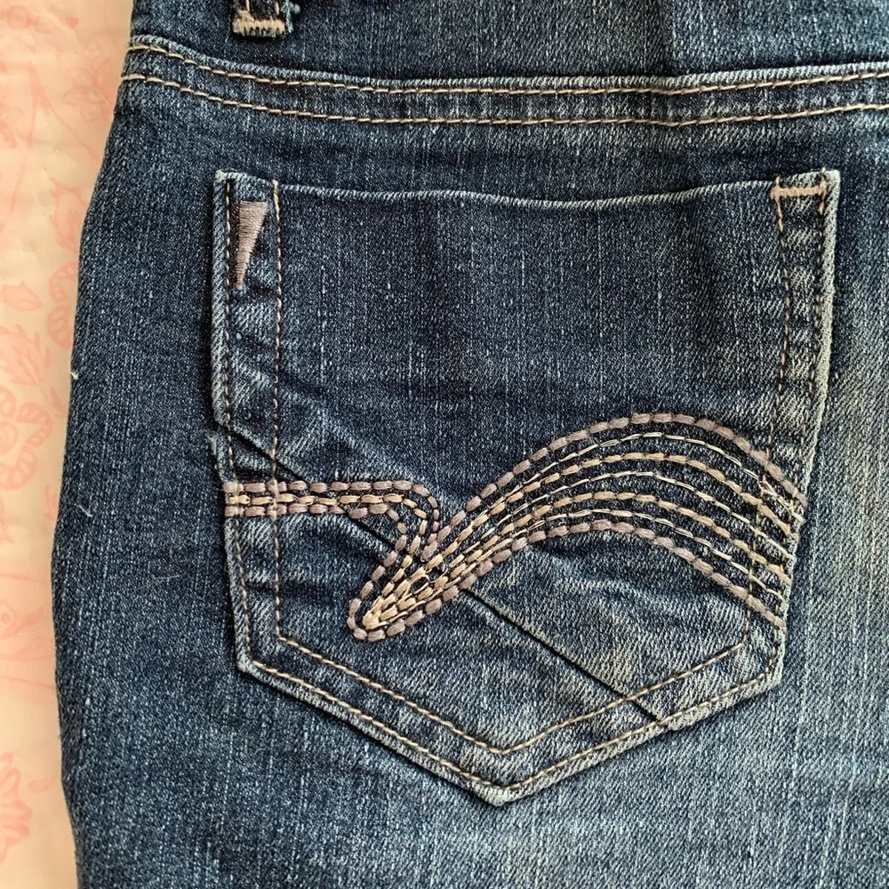 JK Indigo Girls Size 12 Skinny Jeans Dark Wash Adjustable Waist